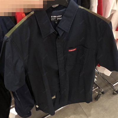 商场品牌-短袖-衬衫【实拍】