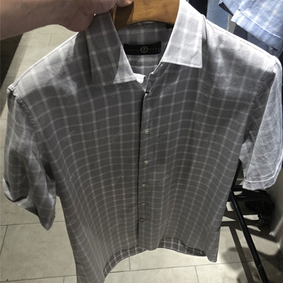 商场品牌-短袖-衬衫【实拍】