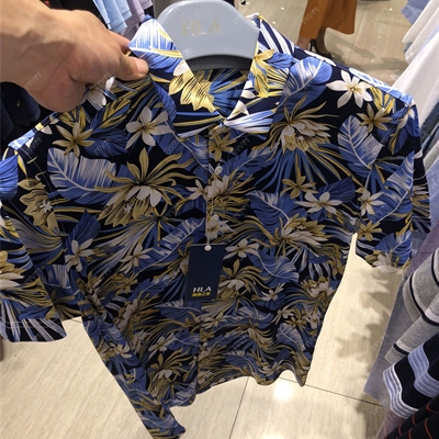 商场品牌-短袖-衬衫【实拍】