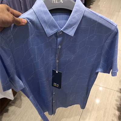 商场品牌-短袖-衬衫【实拍】