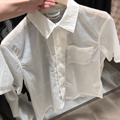 设计师品牌-短袖-微潮短袖衬衫【实拍】