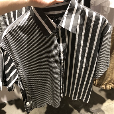 商场品牌-短袖-衬衫【实拍】