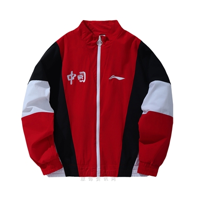 运动品牌-外套-男运动单衣