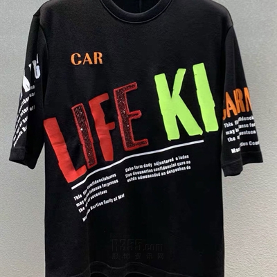 市场上装-T恤-休闲T恤【实拍】