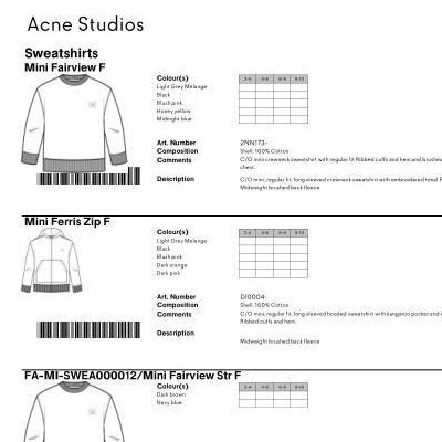 2020秋冬_Acne Studios_画册_欧洲大牌资料