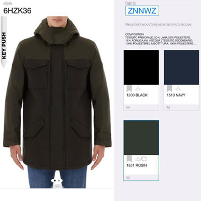 2020秋冬_Armani Exchange_中长外套_欧洲大牌资料