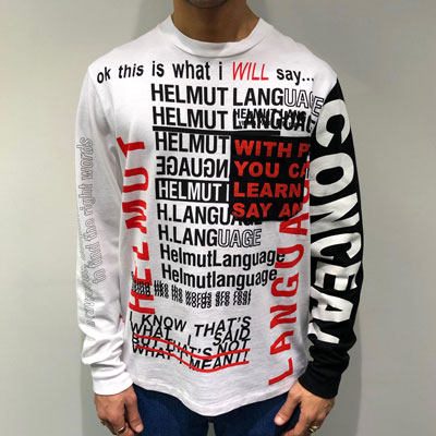 2020秋冬_Helmut Lang_T恤_欧洲大牌资料