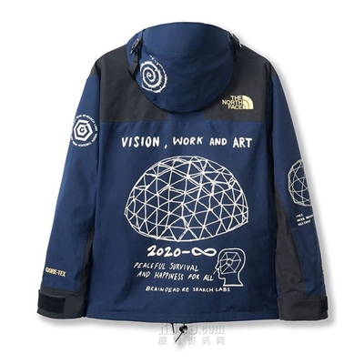 户外品牌-户外外套-【联名款The North Face x Brain Dead】男户外外套