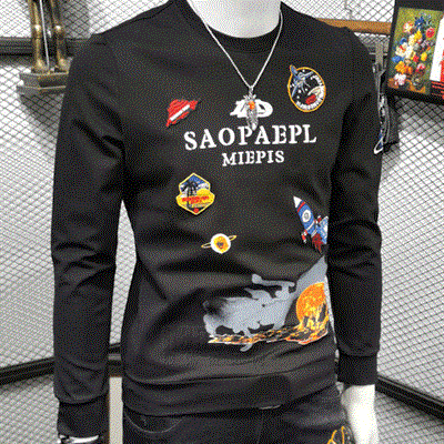 市场上装-卫衣-时尚商务卫衣【实拍】