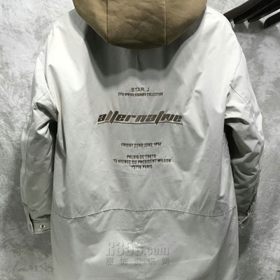 市场上装-中长外套-靓仔中长外套【实拍】