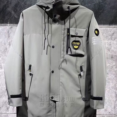 市场上装-中长外套-靓仔中长外套【实拍】