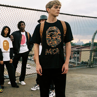 德国《MCM x A BATHING APE》2019秋冬潮流前卫男女装