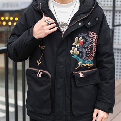 市场上装-棉衣/羽绒服-时尚商务棉服