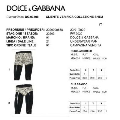2020秋冬_Dolce & Gabbana_内衣_欧洲大牌资料