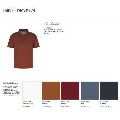 2020秋冬_Emporio Armani_T恤_欧洲大牌资料