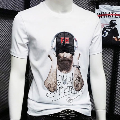 市场上装-T恤-靓仔T恤【实拍】