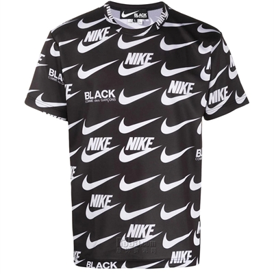 设计师品牌-短袖-【COMME DES GAR?ONS Homme x Nike Black】微潮短袖T恤