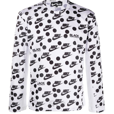 设计师品牌-长袖-【COMME DES GAR?ONS Homme x Nike Black】微潮长袖T恤