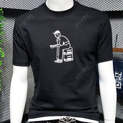 市场上装-T恤-靓仔T恤【实拍】