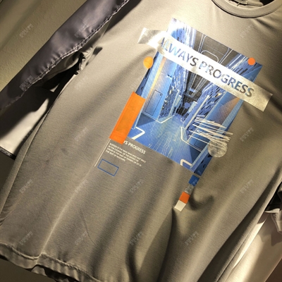 市场上装-T恤-休闲时尚T恤【实拍】