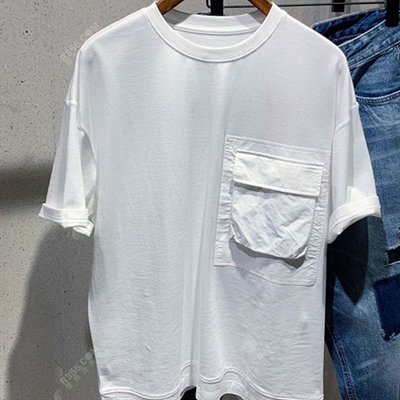 市场上装-T恤-休闲时尚T恤【实拍】