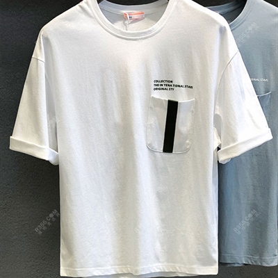 市场上装-T恤-休闲时尚T恤【实拍】