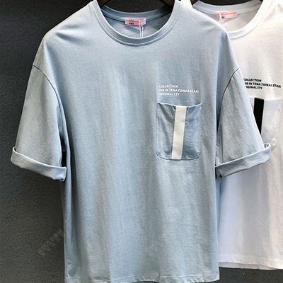市场上装-T恤-休闲时尚T恤【实拍】