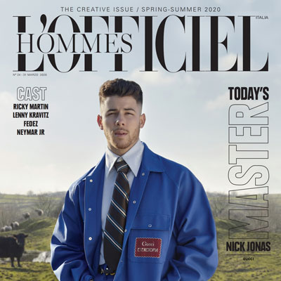 2020年03月意大利《LOfficiel Hommes》男装系列时尚杂志
