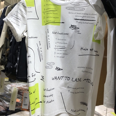 市场上装-T恤-休闲T恤【实拍】