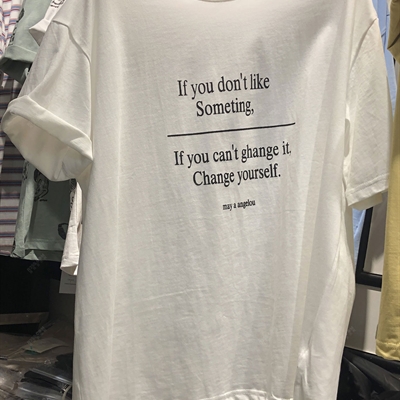 市场上装-T恤-休闲T恤【实拍】