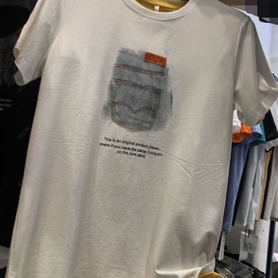 市场上装-T恤-休闲T恤【实拍】