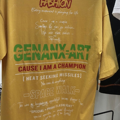 市场上装-T恤-微潮T恤【实拍】