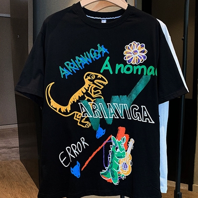 市场上装-T恤-微潮T恤