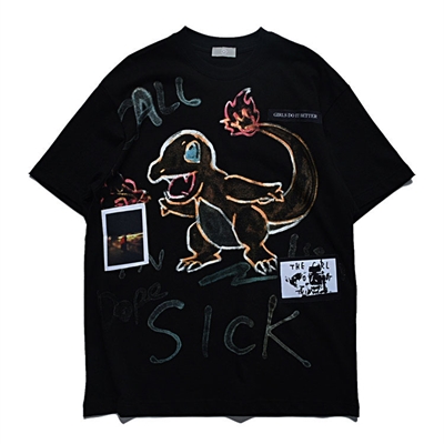 市场上装-T恤-微潮T恤