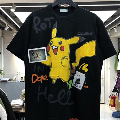 市场上装-T恤-微潮T恤