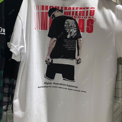 市场上装-T恤-微潮T恤【实拍】