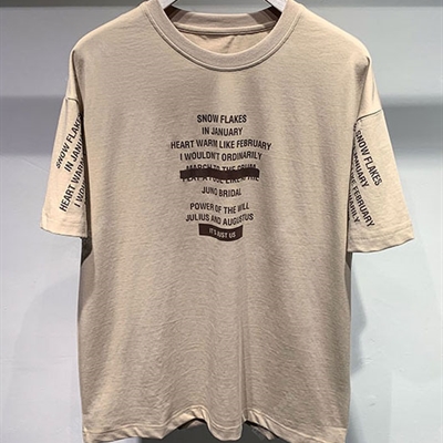 市场上装-T恤-休闲T恤【实拍】