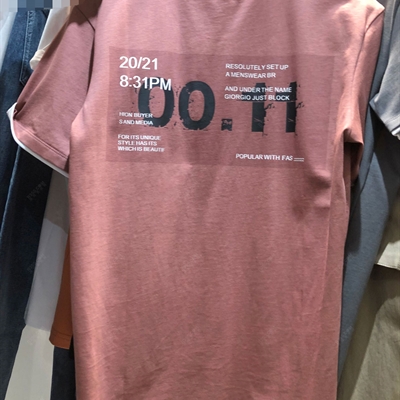 市场上装-T恤-休闲T恤【实拍】