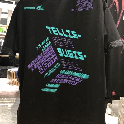 市场上装-T恤-微潮T恤【实拍】