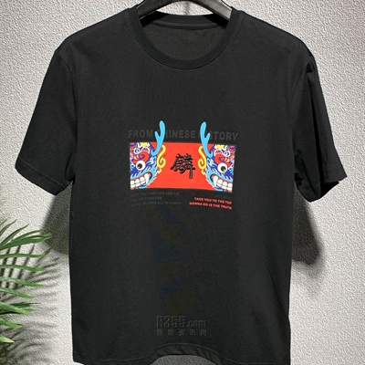 市场上装-T恤-微潮T恤【实拍】