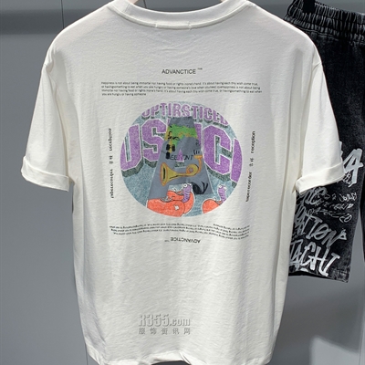 市场上装-T恤-微潮T恤【实拍】