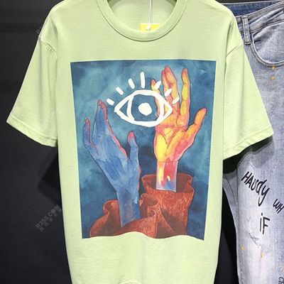 市场上装-T恤-微潮T恤【实拍】