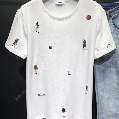 市场上装-T恤-休闲T恤【实拍】