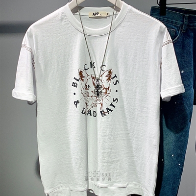 市场上装-T恤-休闲T恤【实拍】