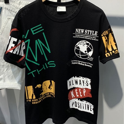 市场上装-T恤-微潮T恤【实拍】