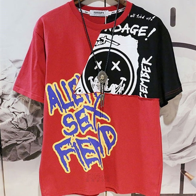 市场上装-T恤-微潮T恤