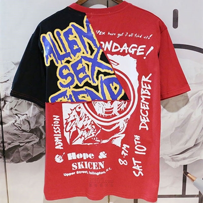 市场上装-T恤-微潮T恤