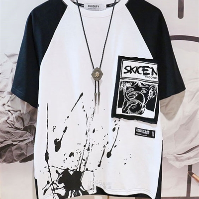 市场上装-T恤-微潮T恤