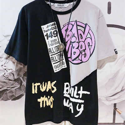 市场上装-T恤-微潮T恤