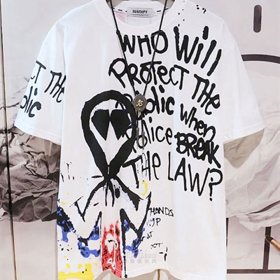 市场上装-T恤-微潮T恤